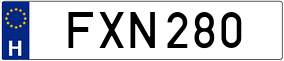 Truck License Plate